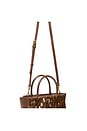 view 6 of 6 Juliette Winged Cow Print Crossbody in Brown
