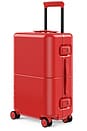 view 3 of 7 Carry On Trunk in Cherry Red
