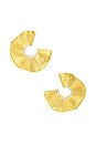 view 1 of 3 Festive Waves Earrings in Gold