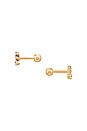 view 9 of 9 Apollo Earring Set in Gold