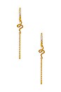 view 3 of 3 Awaken Huggie Earrings in Gold