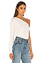 view 2 of 4 X REVOLVE One Shoulder Sweater in White
