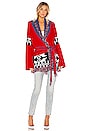 view 2 of 4 Cheyenne Wrap Cardigan in Red Combo