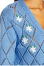 view 5 of 5 Lucien Cropped Cardigan in Ditsy Floral