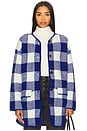 view 1 of 4 КАРДИГАН JONES in Blueberry Plaid