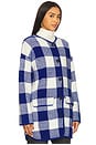 view 2 of 4 КАРДИГАН JONES in Blueberry Plaid