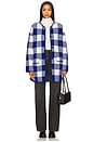 view 4 of 4 КАРДИГАН JONES in Blueberry Plaid