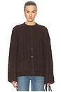 view 2 of 5 Zaire Cardigan in Espresso