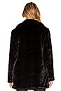 view 4 of 4 Faux Fur Coat in Caviar