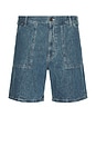 view 1 of 4 Genua Worker Chino Shorts in Round House Blue