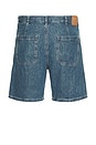 view 2 of 4 Genua Worker Chino Shorts in Round House Blue
