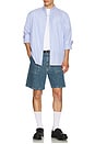 view 4 of 4 Genua Worker Chino Shorts in Round House Blue