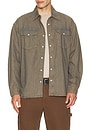 view 3 of 4 Arno Denim Shirt in Beige Tint
