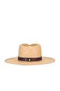 view 3 of 3 Halston Hat in Sand