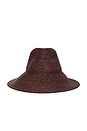 view 2 of 3 Colette Hat in Chocolate