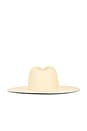 view 3 of 4 Capri Fedora Hat in Natural