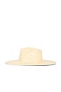 view 4 of 4 Capri Fedora Hat in Natural