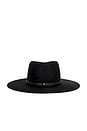 view 2 of 4 Beck Fedora Hat in Black