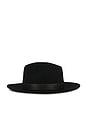 view 4 of 4 Ross Fedora Hat in Black