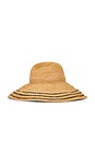 view 3 of 3 Waverly Bucket Hat in Navy & Sand