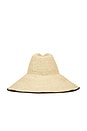 view 3 of 4 Waverly Hat in Bleach & Walnut