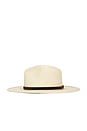 view 4 of 4 Simone Fedora Hat in Natural