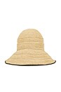 view 3 of 4 Teagan Bucket Hat in Sand & Black