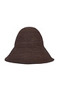 view 3 of 3 Teagan Bucket Hat in Chocolate