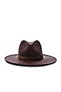 view 4 of 4 Mallary Short Brimmed Panama in Chestnut