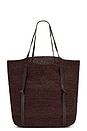view 2 of 6 Tanner Tote in Dark Brown