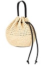 view 4 of 7 Cami Bag in Natural & Black