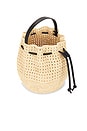 view 5 of 7 Cami Bag in Natural & Black