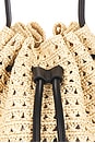 view 7 of 7 Cami Bag in Natural & Black
