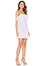 view 2 of 4 Cold Shoulder Fit & Flare Lace Dress in Off White