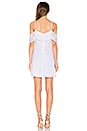 view 3 of 4 Cold Shoulder Fit & Flare Lace Dress in Off White