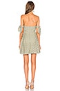 view 3 of 3 Off The Shoulder Sleeve Tie Lace Dress in Olive
