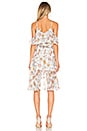 view 3 of 3 Cold Shoulder Dress in Ivory Floral