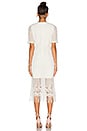 view 3 of 4 Fringe Midi Dress in White