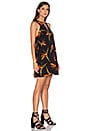 view 2 of 3 Sleeveless Keyhole Shift Dress in Orange Tropic