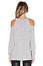 view 3 of 3 Shoulder Cut Out Sweater in Grey