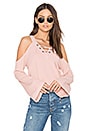 view 1 of 4 Cut Out Shoulder Top in Peach