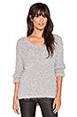 view 1 of 3 Boucle Knit Sweater in Grey