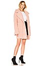 view 2 of 3 Reversible Shearling Coat in Dusty Pink