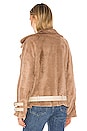 view 4 of 5 CHAQUETA MOTO in Mocha