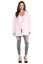 view 5 of 6 Oversized Coat in Baby Pink