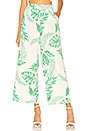 view 1 of 4 Printed Wide Leg Pant in Palms