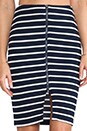 view 4 of 7 FALDA TUBO STRIPED in Navy