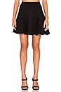 view 1 of 3 Scallop Hem Skirt in Black