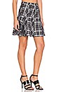 view 2 of 3 Plaid Mini Skirt in Grey