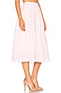 view 2 of 4 JUPE MIDI VICHY in Pink & White